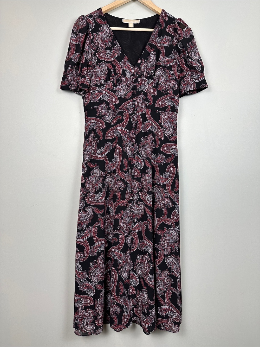Michael Kors Paisley Maxi dress boho feminine business casual boho designer